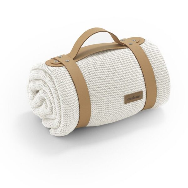 بطانية أطفال محبوكة - Cambrass BAMBOO<span> - </span>بيج فاتح